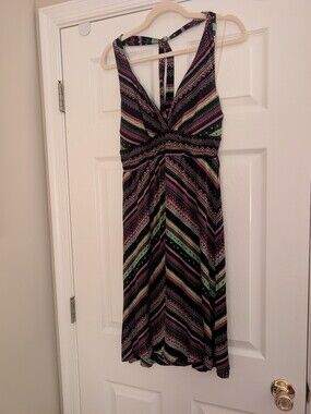 Soma Striped Halter Dress